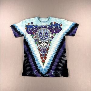 Liquid Blue Grateful Dead T-Shirt Retro Reproduction In the Midnight Hour Size S